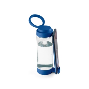 QUINTANA. Bouteille de sport 390mL en verre avec bouchon en PP 12
