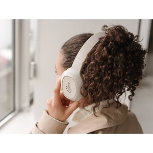 FEYNMAN. Casque sans fil pliable avec autonomie de 4 heures en paille de blé et ABS 4