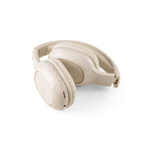 FEYNMAN. Casque sans fil pliable avec autonomie de 4 heures en paille de blé et ABS 8