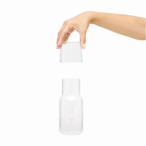 Carafe en verre avec verre CALMY 8