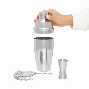 Set de shaker cocktail en acier inoxydable BARKEEPER 8