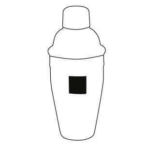 Set de shaker cocktail en acier inoxydable BARKEEPER 10