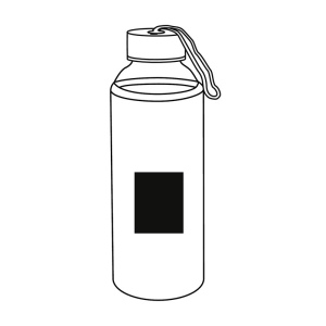 Gourde en verre TAKE JUTY 25