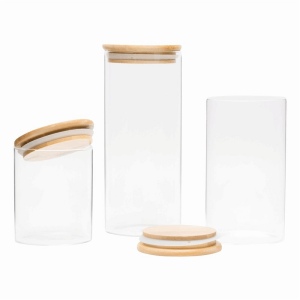Pots de rangement en verre ECO STORAGE S, capacité env.450 ml 8
