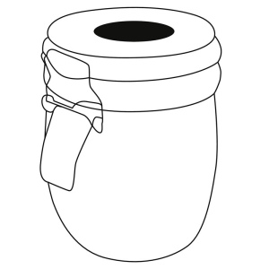 Pot de conservation CLICKY L, capacité d&acute;environ 750 ml 10