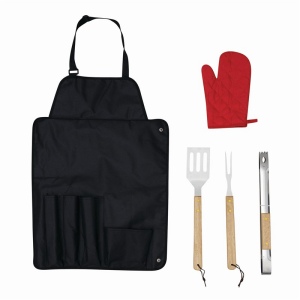 Tablier avec couverts de barbecue GREAT BBQ 4