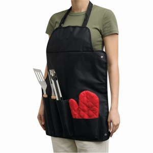 Tablier avec couverts de barbecue GREAT BBQ 8