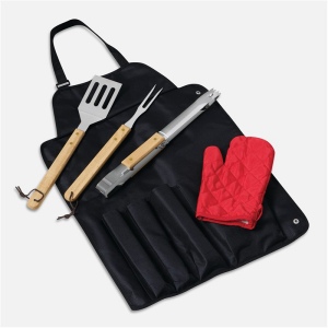 Tablier avec couverts de barbecue GREAT BBQ 2