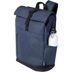 Sac à dos Libra recyclé GRS avec rabat enroulable pour ordinateur portable de 15,6" 12L 15