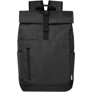 Sac à dos Libra recyclé GRS avec rabat enroulable pour ordinateur portable de 15,6" 12L 7