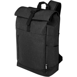 Sac à dos Libra recyclé GRS avec rabat enroulable pour ordinateur portable de 15,6" 12L 4