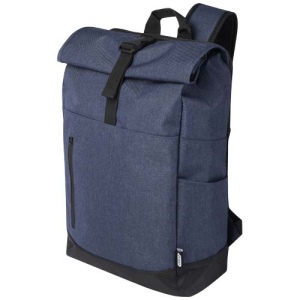 Sac à dos Libra recyclé GRS avec rabat enroulable pour ordinateur portable de 15,6" 12L