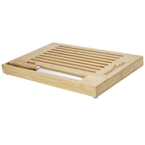 Planche à découper en bambou Pao avec couteau 4