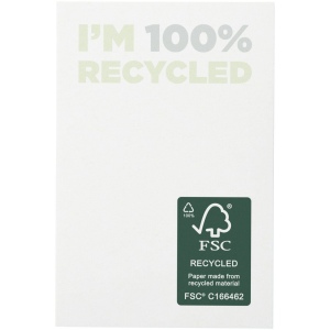Mémos autocollants recyclés 50 x 75 mm Sticky-Mate® 3