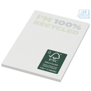 Mémos autocollants recyclés 50 x 75 mm Sticky-Mate® 4