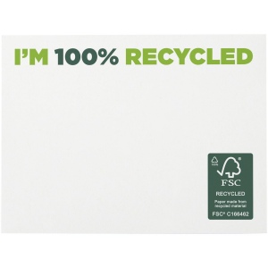 Mémos autocollants recyclés 100 x 75 mm Sticky-Mate® 3