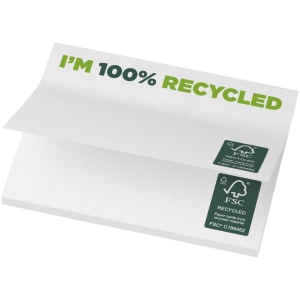 Mémos autocollants recyclés 100 x 75 mm Sticky-Mate® 2