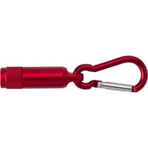 Porte-clés en aluminium avec mousqueton Tracy 4