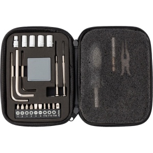 Boîte à outils de 23 pièces dans un étui zippé en PU Lani 3