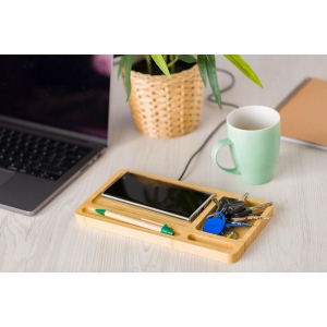 Organiseur de bureau avec chargeur à induction Faye 3