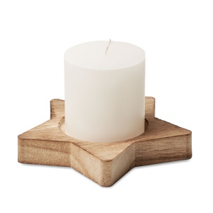 Bougeoir étoile avec bougie - LOTUS 2