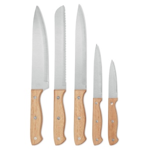 Set de 5 couteaux dans socle - GOURMET 5
