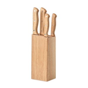 Set de 5 couteaux dans socle - GOURMET 2