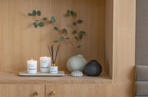 Bougie parfumée avec couvercle en bambou Ukiyo 19