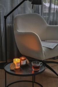 Bougie parfumée avec couvercle en bambou Ukiyo 26