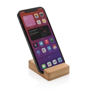 Support téléphone en bambou 4
