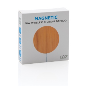 Chargeur magnétique sans fil en bambou 10W 13
