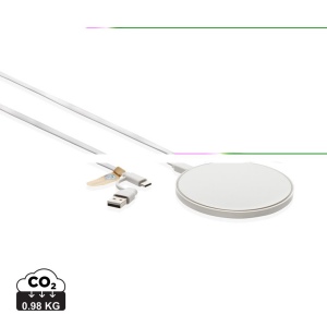 Chargeur induction 10W en plastique recyclé RCS 3