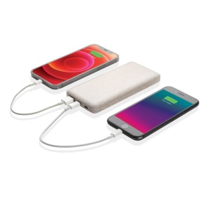 Powerbank en fibre de paille de blé 10.000 mAh 4