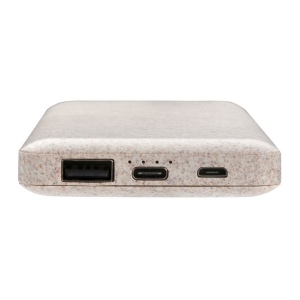 Powerbank en fibre de paille de blé 10.000 mAh 6