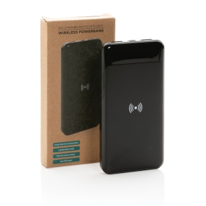 Powerbank 8000 mAh avec induction en plastique recyclé RCS 13