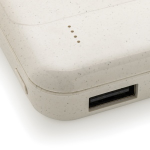 Powerbank 8000 mAh avec induction en plastique recyclé RCS 18