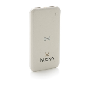 Powerbank 8000 mAh avec induction en plastique recyclé RCS 20