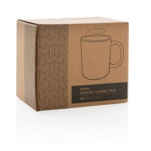 Mug classique 350ml en céramique 8