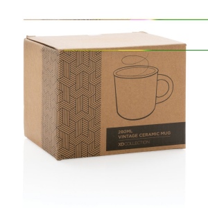 Mug 280ml vintage en céramique 11