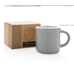 Mug 280ml vintage en céramique 15