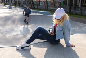 Casquette contraste 6 panneaux coton recyclé Impact AWARE™ 26