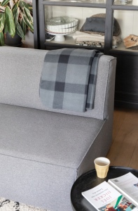 Couverture / Plaid doux à carreaux 9