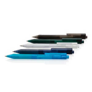 Stylo X9 finition givré avec grip silicone 8