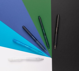 Stylo X9 finition givré avec grip silicone 9
