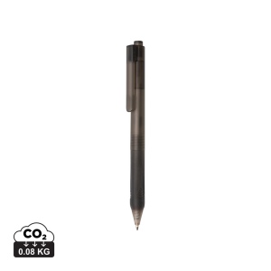 Stylo X9 finition givré avec grip silicone 2