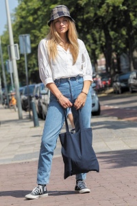 Sac tote bag en coton recyclé 145 gr Impact AWARE™ 49