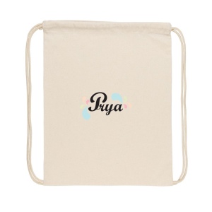 Sac à dos cordelettes en coton recyclé 145 gr Impact AWARE™ 21