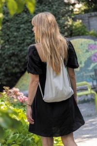 Sac à dos cordelettes en coton recyclé 145 gr Impact AWARE™ 22