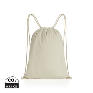 Sac à dos cordelettes en coton recyclé 145 gr Impact AWARE™ 4