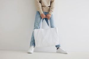 Sac shopping en coton recyclée 145 gr Impact AWARE™ 11